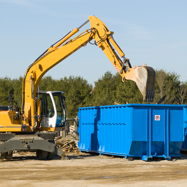 how many times can i have a residential dumpster rental emptied in Bluefield WV